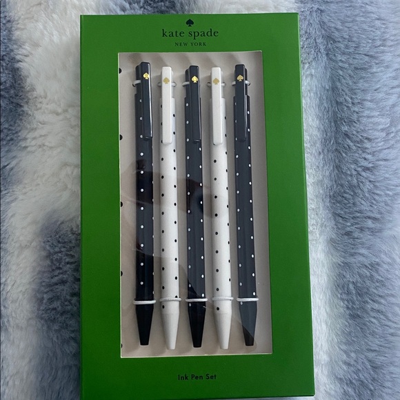 Kate Spade Black Ink Pen Set - Picture 2 of 3
